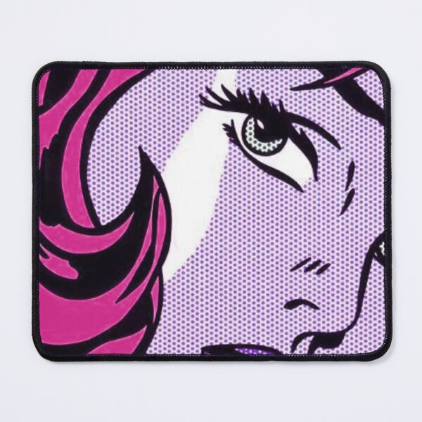 Item preview, girl with hair ribbon - Roy Lichtenstein Pastel Goth edits designed and sold by TrezeTreze.