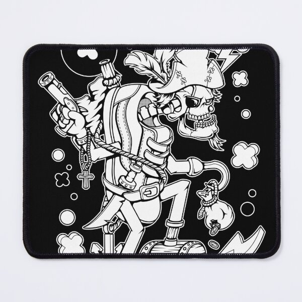 Item preview, Cartoon Skeleton Pirate With Treasure Chest designed and sold by Lexkon Liu's art.