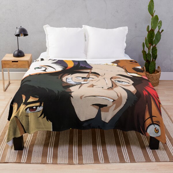 Item preview, Cowboy Bebop Crew Poster | Spike Faye Jet Ein Retro Anime Art designed and sold by PosterFuel.