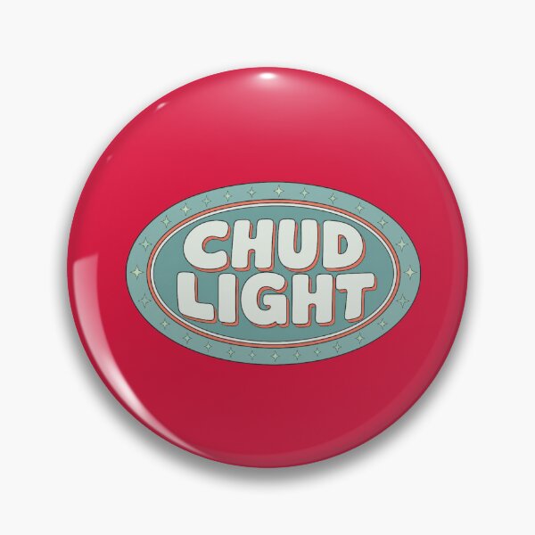 Item preview, Funny Chud Light Retro Beer Label Parody Laptop Sticker designed and sold by bosamji.