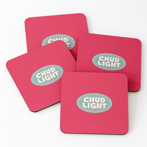 Item preview, Funny Chud Light Retro Beer Label Parody Laptop Sticker designed and sold by bosamji.