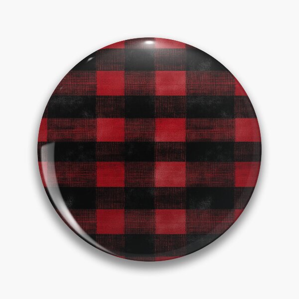 Item preview, Distressed Red And Black Woven Buffalo Check Pattern designed and sold by igraphixart.