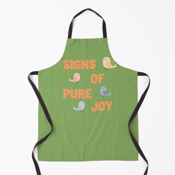 Item preview, Signs of Pure Joy Cute Retro Birds Typography designed and sold by PaniKulka.