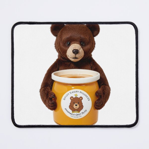 Item preview, Cute Honey Bear Vector Sticker designed and sold by mrshadow113.