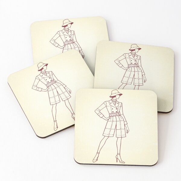 Item preview, Retro Fashion Sketch Illustration designed and sold by ArtByBoya.
