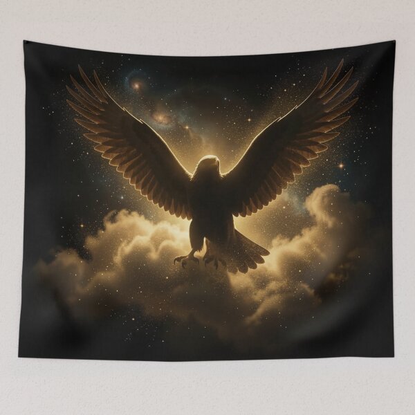 Item preview,  Deep Black and Gold Luxury Illyrian Heritage Wall Art designed and sold by TaBogroupsRed.