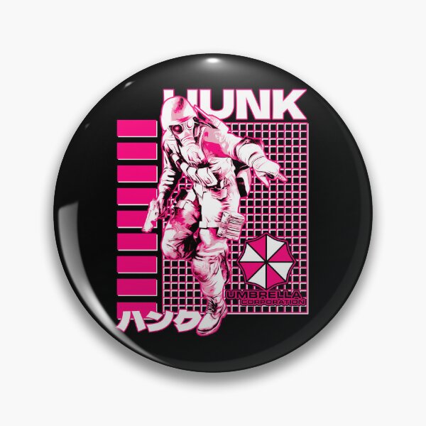 Item preview, Biohazard Special Agent Gas Mask Neon Pink Grid designed and sold by Tottan.