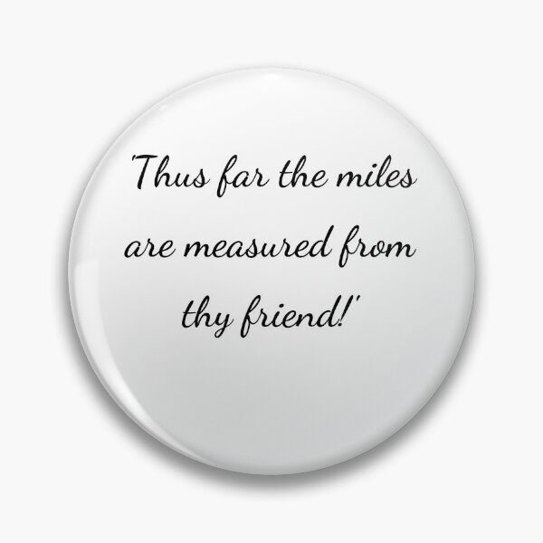 Item preview, "'Thus far the miles are measured from thy friend!'" - handwriting black designed and sold by ariksworld.