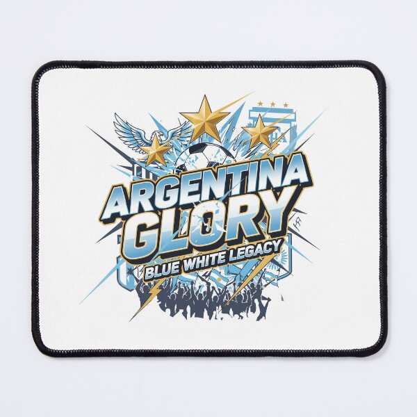 Item preview, Argentina Glory Blue White Legacy Football Design designed and sold by Aminlazir.