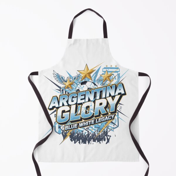 Item preview, Argentina Glory Blue White Legacy Football Design designed and sold by Aminlazir.