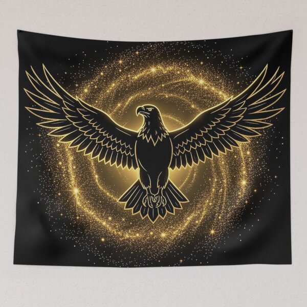 Item preview, Sovereign Illyrian Silhouette Shrouded in Celestial Gold Dust designed and sold by TaBogroupsRed.