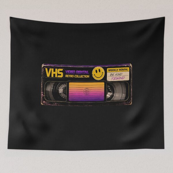 Item preview,  Retro VHS Video Rental Be Kind Rewind Tape Vintry Off designed and sold by VintryOff.