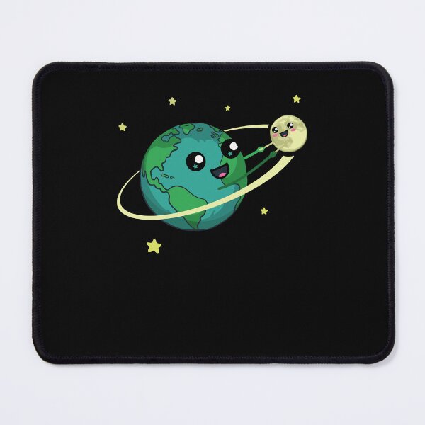 Item preview, Kawaii Earth Moon Orbiting Celestial Friends designed and sold by marke770.