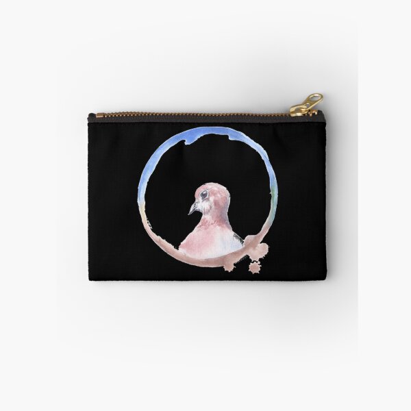 Item preview, Soft Pink Dove Watercolor Circle Ring Art designed and sold by Shwetamahaart.