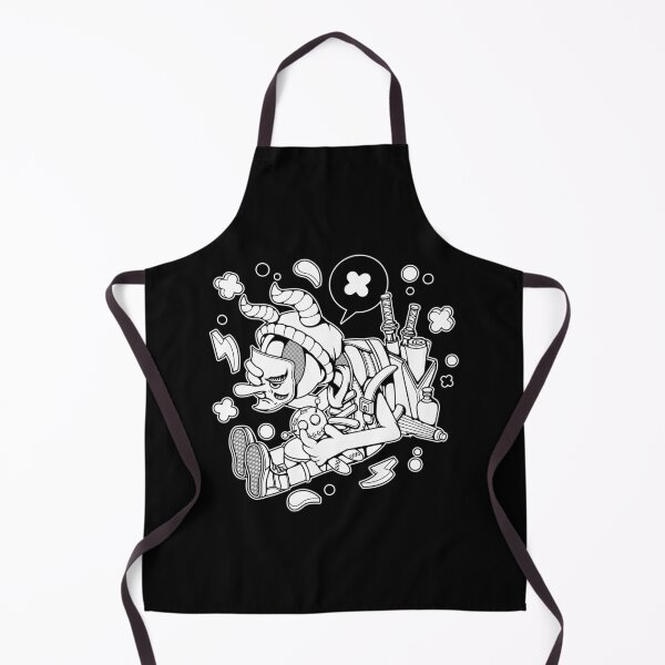 Item preview, Cool Cartoon Backpacker Wearing Tengu Mask designed and sold by Lexkon Liu's art.