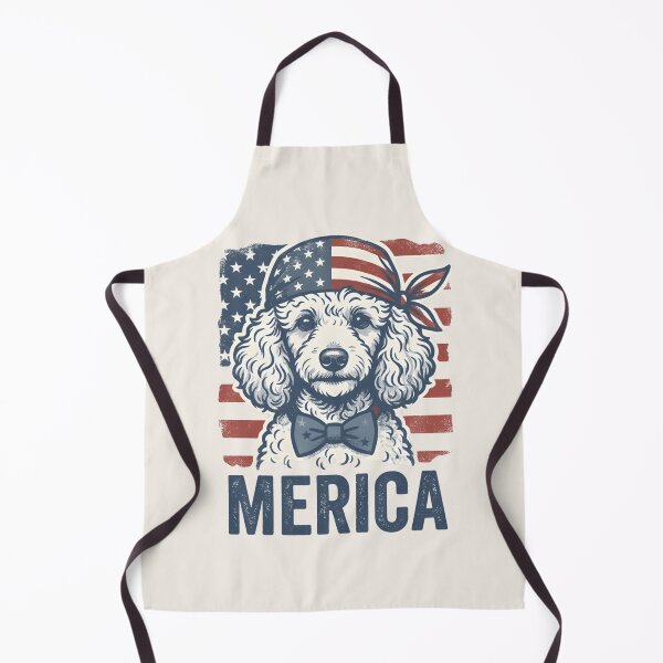 Item preview, Merica Poodle – July 4th Dog Shirt designed and sold by ZyxDes.