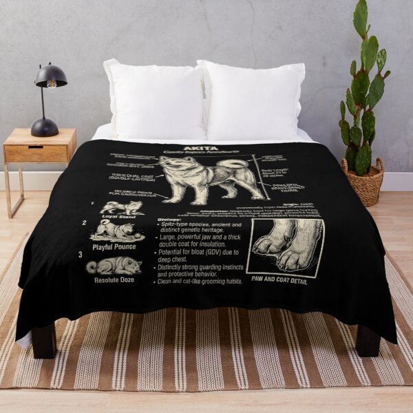 Item preview, Akita Scientific Anatomy Biology Dog Lover designed and sold by Kimberley King Art King Art.