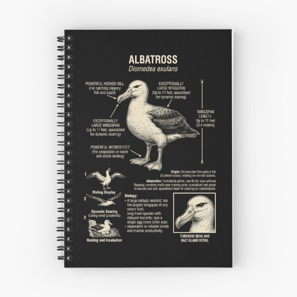 Item preview, Albatross Scientific Anatomy Biology Animal Lover designed and sold by Kimberley King Art  King Art.