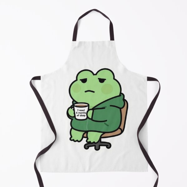 Item preview, I Need 6 Months of Sleep Frog | Funny Burnout Meme Frog Hoodie Design designed and sold by RandomWalker.