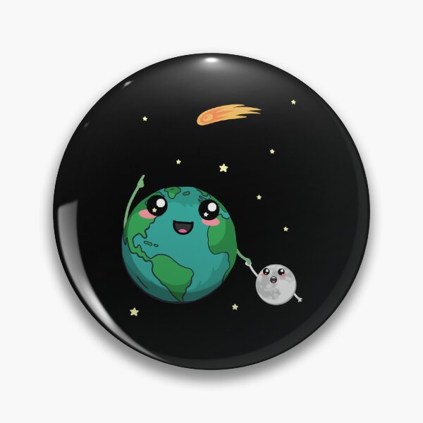 Item preview, Kawaii Earth Moon Comet Space Stars Planet designed and sold by marke770.