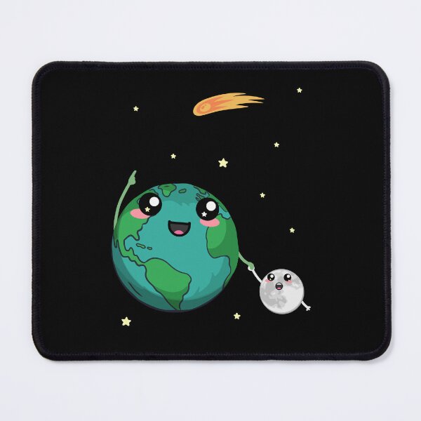 Item preview, Kawaii Earth Moon Comet Space Stars Planet designed and sold by marke770.