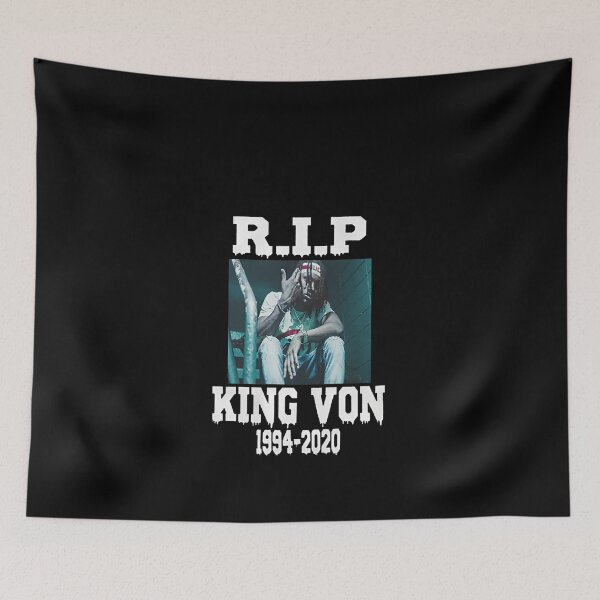 Item preview, King Von Memorial Rapper Portrait R.I.P #265 designed and sold by vespira-motion.