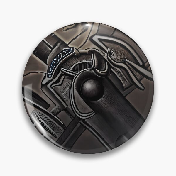Item preview, Dark Crossed Blades Orb Katana Dagger Surreal Abstract Art designed and sold by YugenWorkshop.