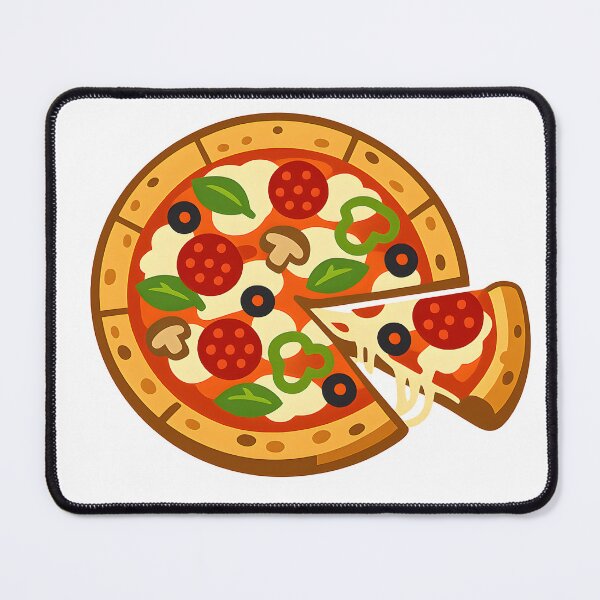 Item preview, Cute Pizza Cheese Pull Food Art designed and sold by Byte-shirt.