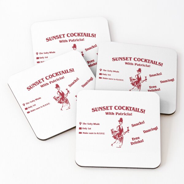 Item preview, Widow's Bay Sunset Cocktails With Patricia  designed and sold by WSTRap.