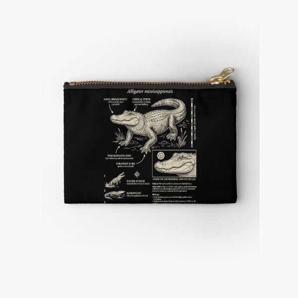 Item preview, Alligator Scientific Anatomy Biology Animal Lover designed and sold by Kimberley King Art  King Art.