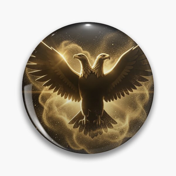 Item preview, Cosmic Constellation Illyrian Eagle High-Contrast Graphic Print designed and sold by TaBogroupsRed.