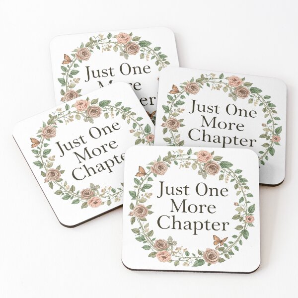 Item preview, One More Chapter Book Lover Funny Reading Quote Bookworm Bibliophile Design designed and sold by KhadijaBatool38.