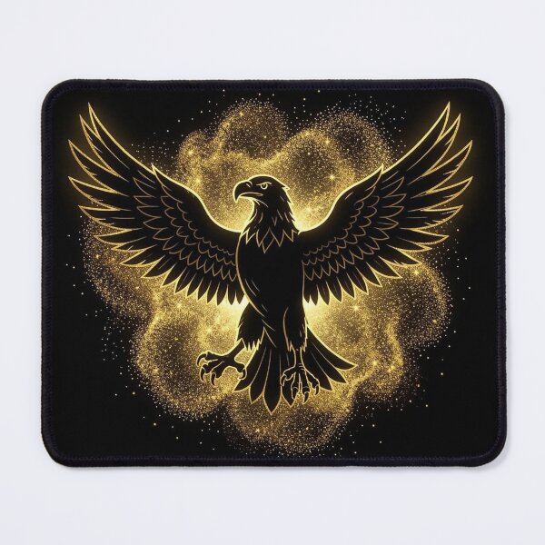 Item preview, Legendary Illyrian Sovereign Eagle Cosmic Nebula Illustration designed and sold by TaBogroupsRed.