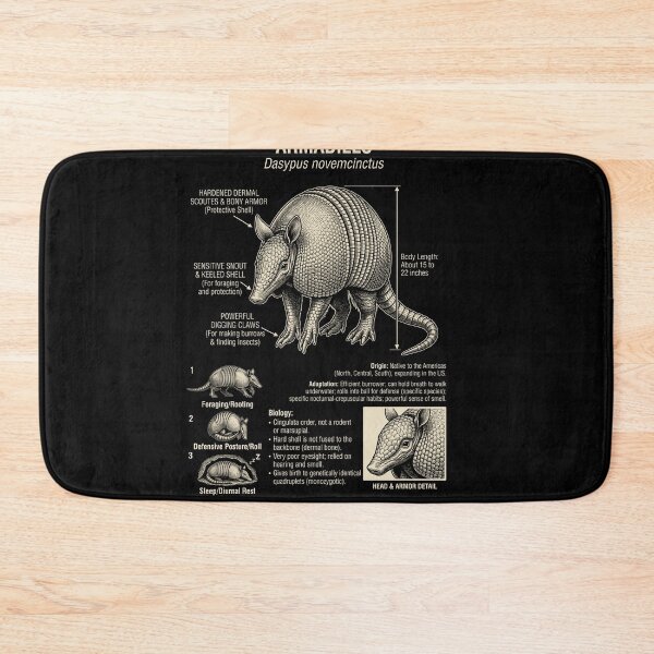 Item preview, Armadillo Scientific Anatomy Biology Animal Lover designed and sold by Kimberley King Art  King Art.
