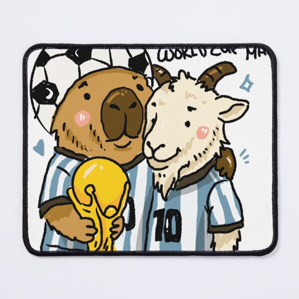 Item preview, Awkward Animal Hat Club – One More World Cup Magic | Capybara & GOAT Argentina Football 2026 designed and sold by chupichapa.