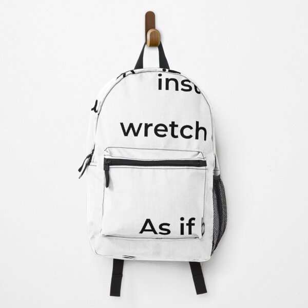 Item preview, "As if by some instinct the wretch did know" - print black designed and sold by ariksworld.