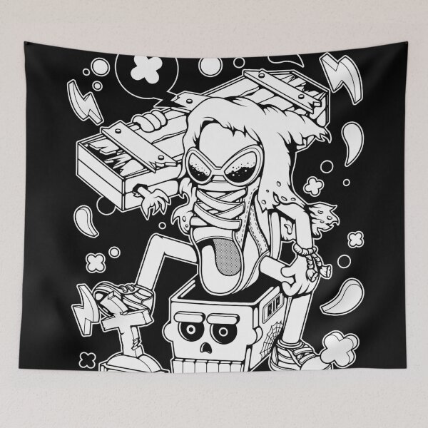 Item preview, Cool Cartoon Mech Sneaker Character Illustration designed and sold by Lexkon Liu's art.
