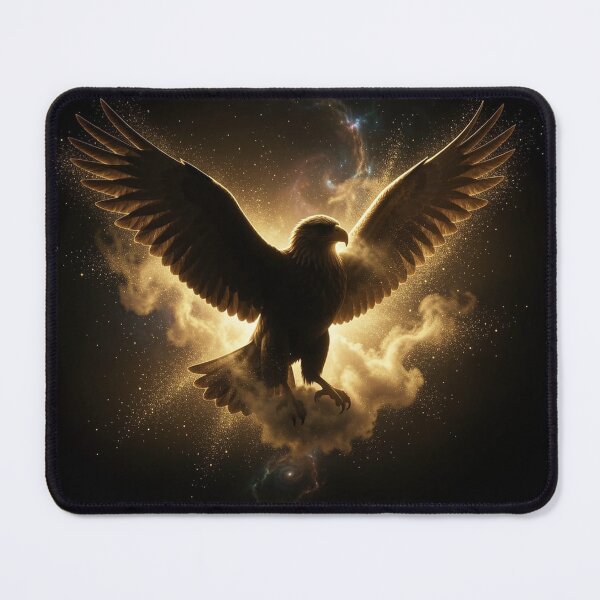 Item preview, Avant-Garde Gold Dust Explosion Illyrian Eagle Luxury Icon designed and sold by TaBogroupsRed.