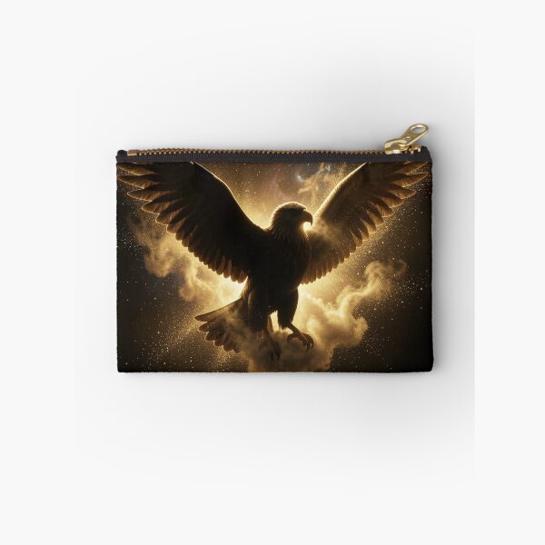 Item preview, Avant-Garde Gold Dust Explosion Illyrian Eagle Luxury Icon designed and sold by TaBogroupsRed.
