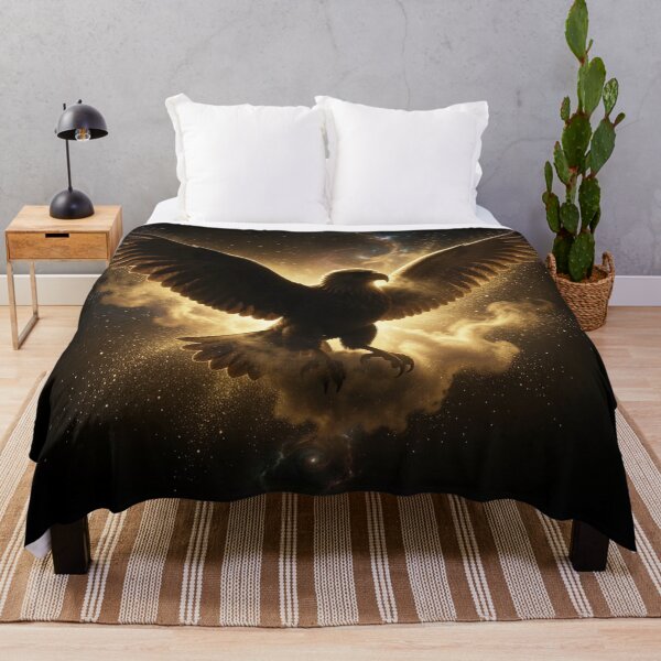 Item preview, Avant-Garde Gold Dust Explosion Illyrian Eagle Luxury Icon designed and sold by TaBogroupsRed.