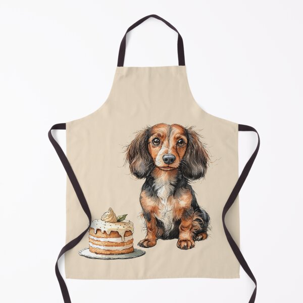 Item preview, Birthday Cake and Dachshund Puppy designed and sold by Erika Kaisersot.