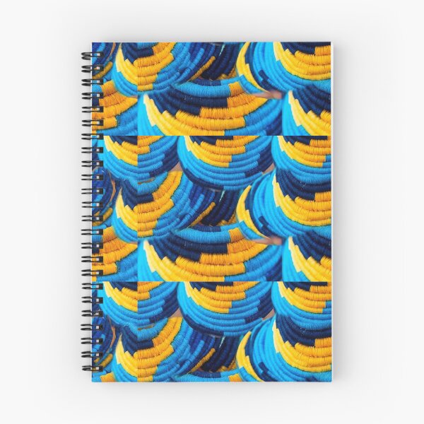Item preview, Artisan Blue and Yellow Woven Thread Seamless Pattern designed and sold by ElementoVisual.