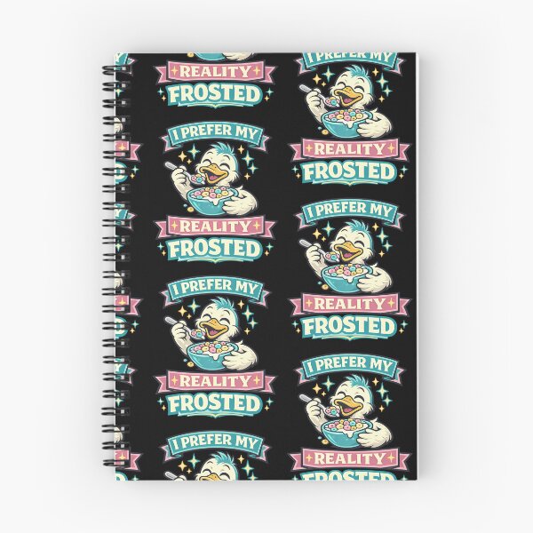 Item preview, I Prefer My Reality Frosted Funny Cereal Lover Duck Design designed and sold by TeeTimeTreasure.