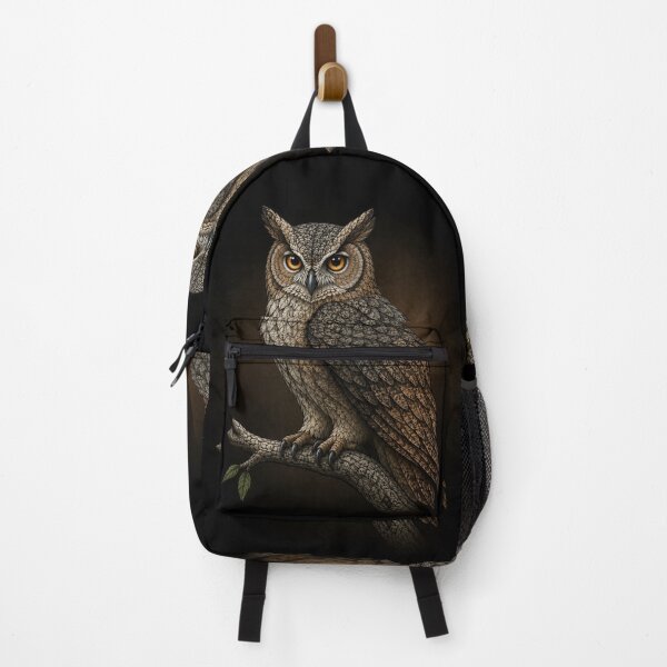 Item preview, Mystic Owl – Intricate Woodland Guardian Art designed and sold by Karszul.