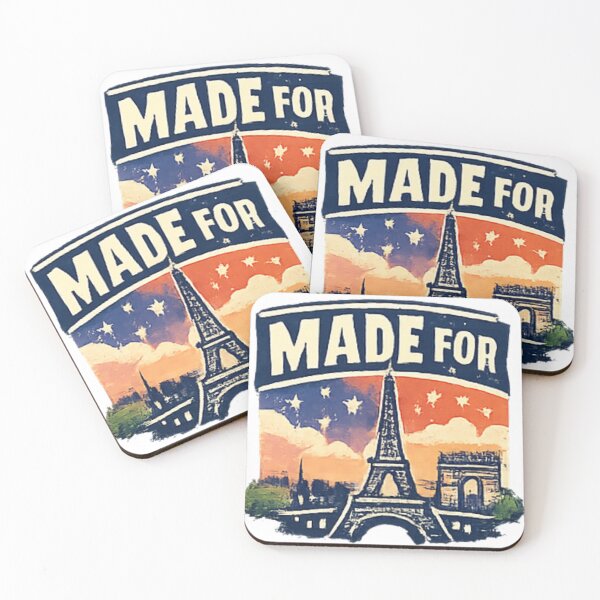 Item preview, Made For Paris Vintage Eiffel Tower Badge designed and sold by PACS0011.