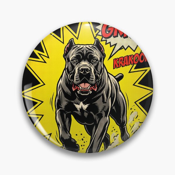 Item preview, Neon Centurion: Pop Art Cane Corso Print designed and sold by FreiherrPK.
