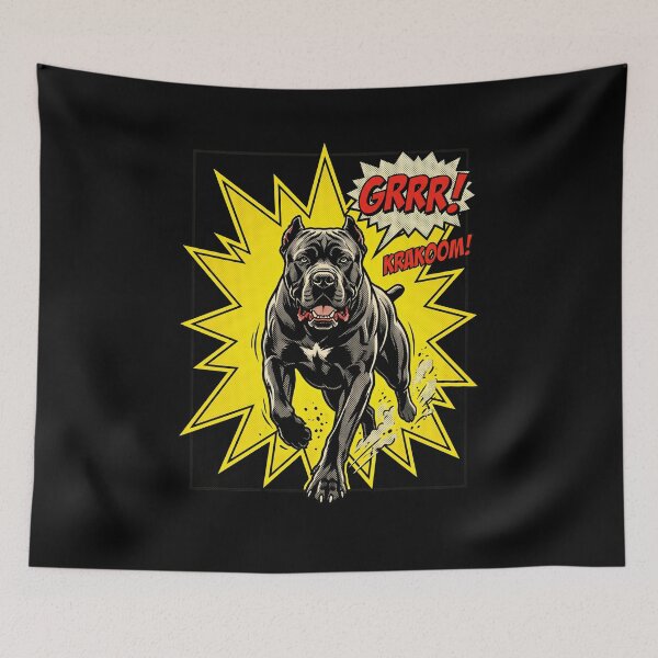 Item preview, Neon Centurion: Pop Art Cane Corso Print designed and sold by FreiherrPK.