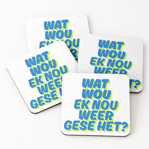 Item preview, Wat Wou Ek Nou Weer Gesê Het designed and sold by Code  Monkeys.
