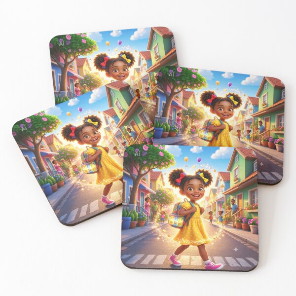 Item preview, Cute Zara Dream Neighborhood - Playful Children Cartoon Illustration designed and sold by WonderDokkan.