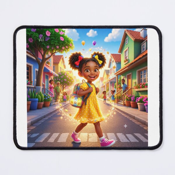 Item preview, Cute Zara Dream Neighborhood - Playful Children Cartoon Illustration designed and sold by WonderDokkan.